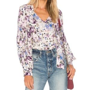 Never Worn Parker Eloisa 100% Silk Blouse Size XS Sold Out